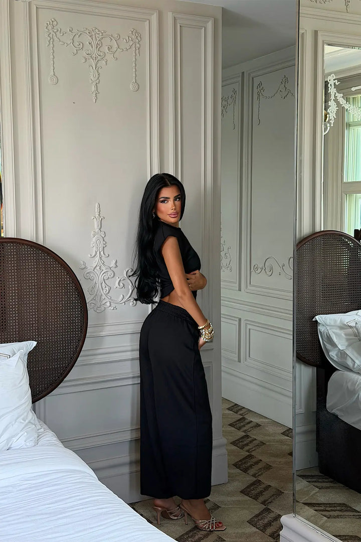 EYY Women Black Pants Suit - Bellevue