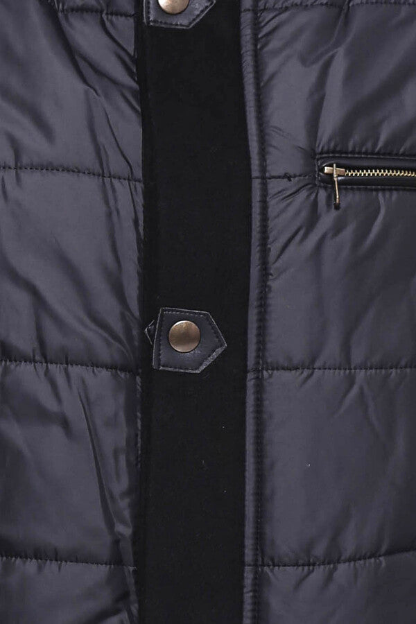 WSS Black Quilted Men Coat  - Waipahu