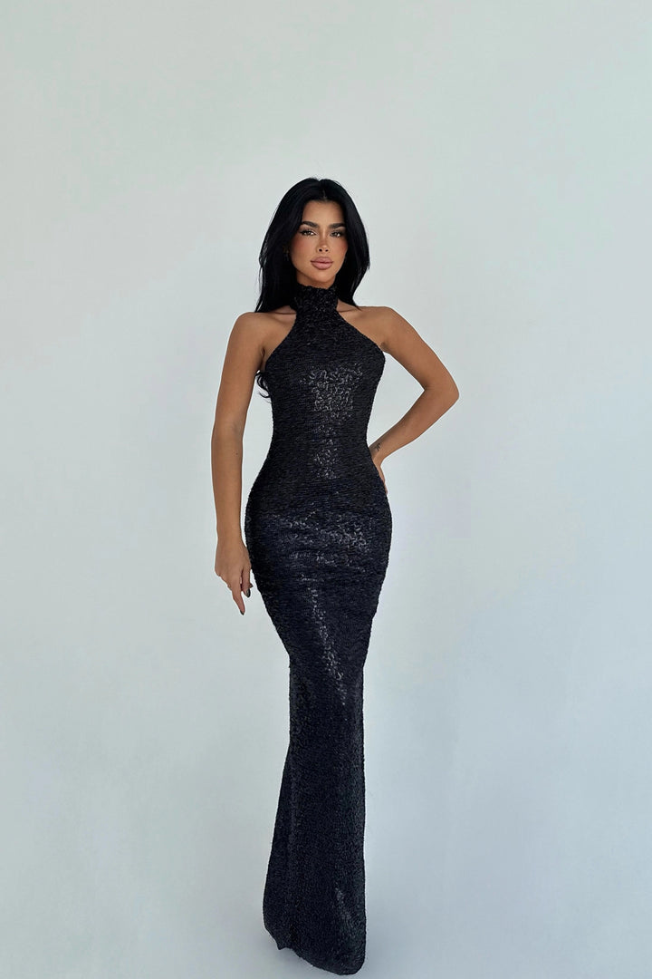 EYY Women Black Shion Sequined Dress - Kyle