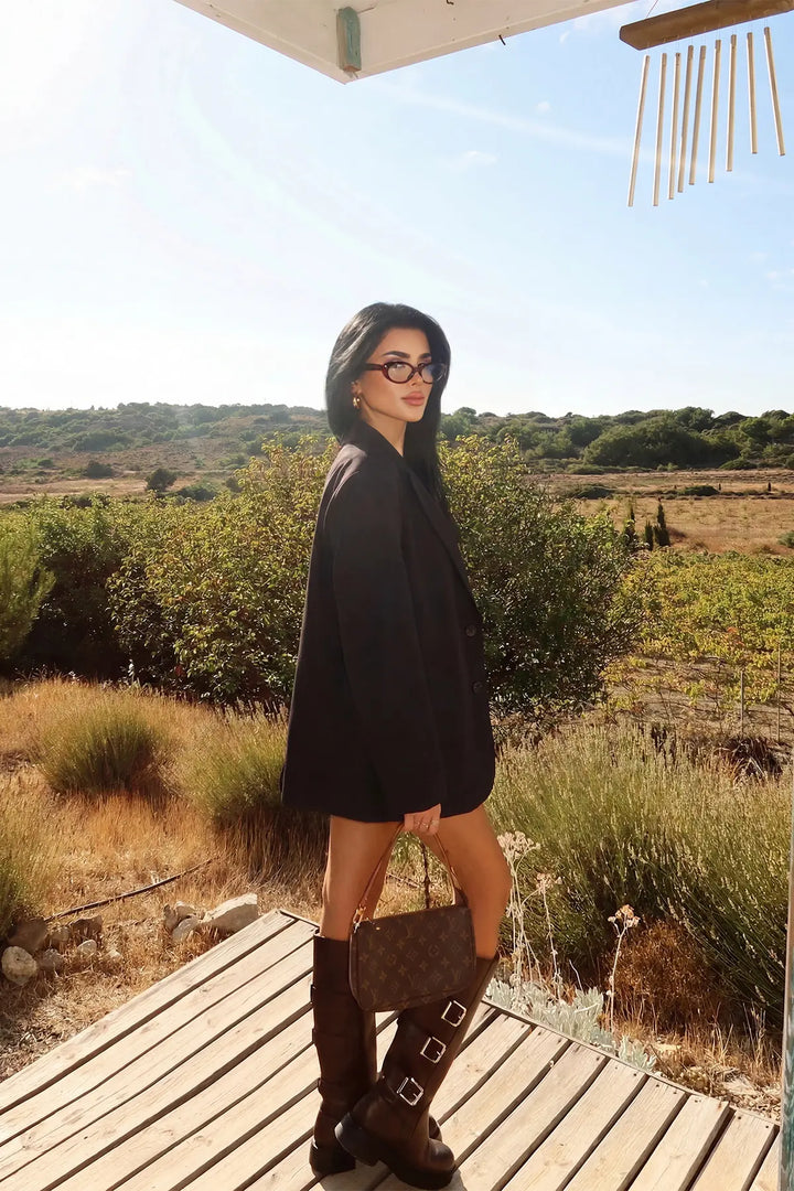 EYY Women Black Sidrit Oversize Blazer - Marcq-en-Baroeul