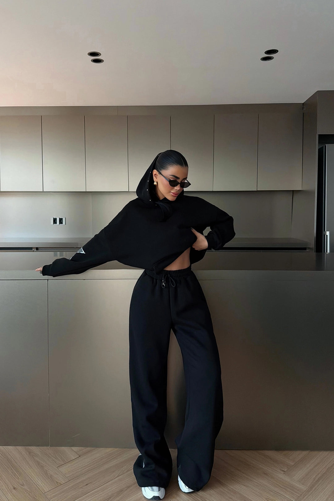 EYY Women Black Stars Tracksuit - Tauranga