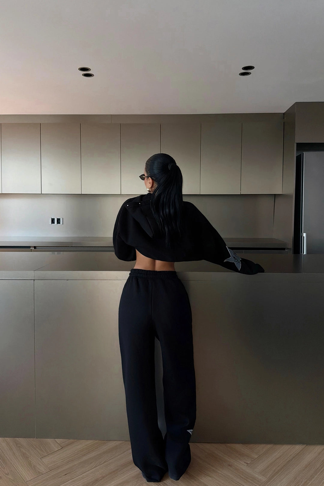 EYY Women Black Stars Tracksuit - Tauranga