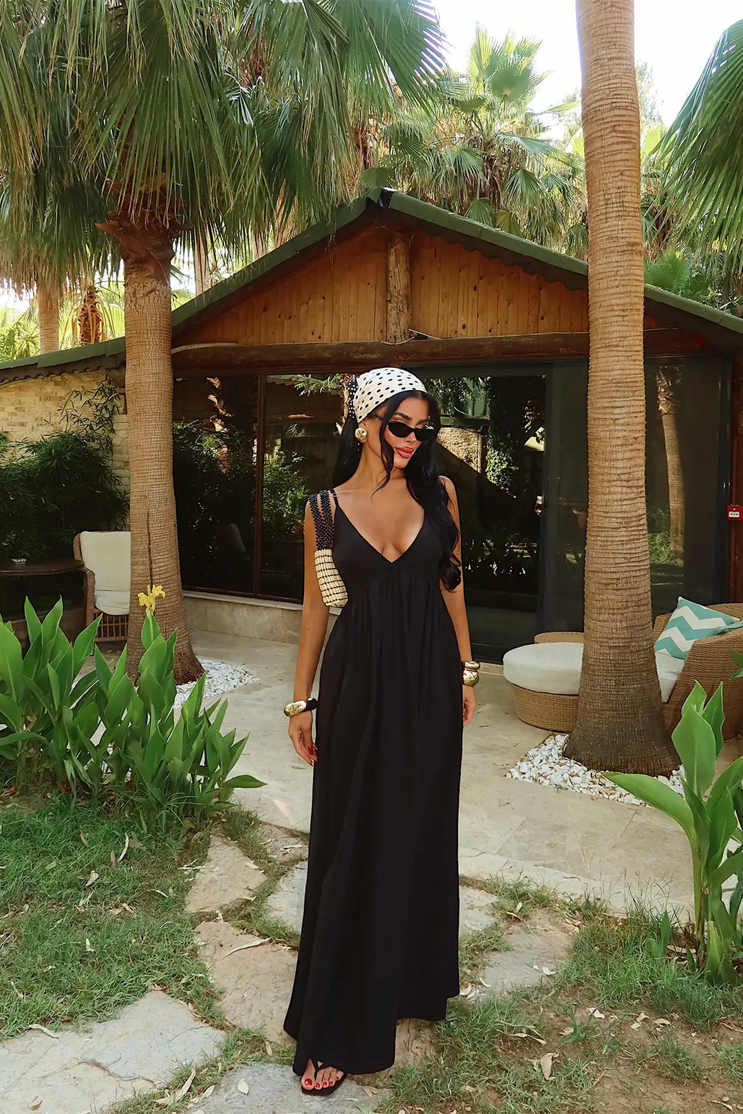 EYY Women Black Strap Dress - Beckenham