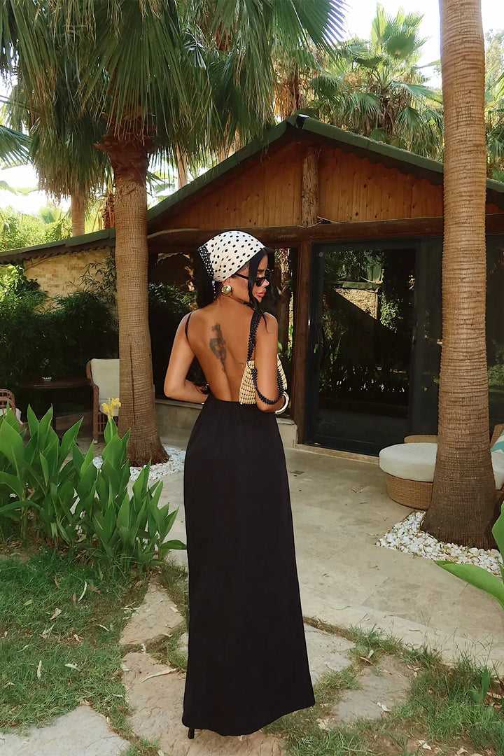 EYY Women Black Strap Dress - Beckenham