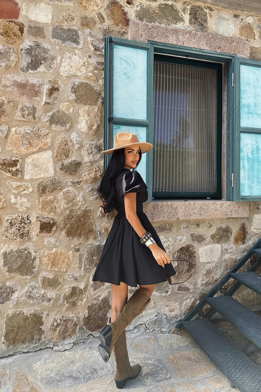 EYY Women Black Mollie Mini Dress - Summerville