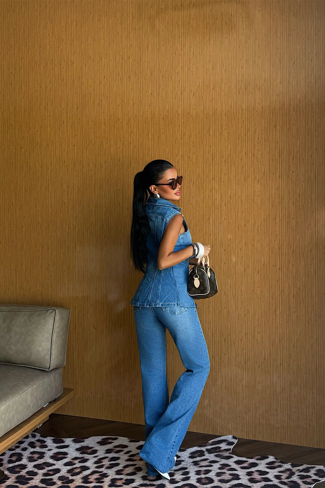 EYY Women Blue Denim Suit - Providence
