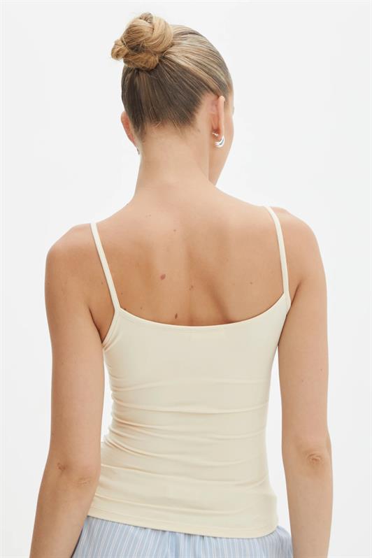 MDX Ecru Basic Women's Tank Top MG2094 - Battipaglia