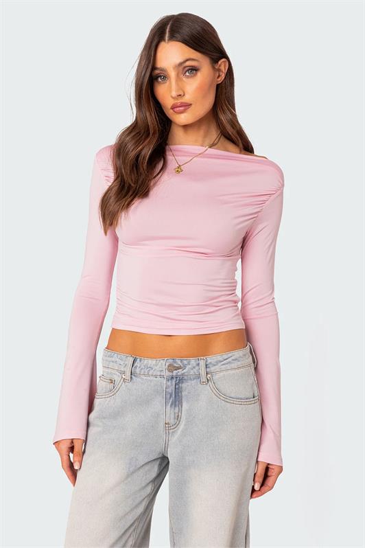 MDX Pink Boat Neck Women's Bodysuit MG2040 - Bern