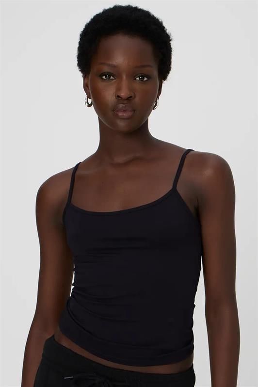 MDX Black Strappy Basic Women's Tank Top MG2094 - Dülmen