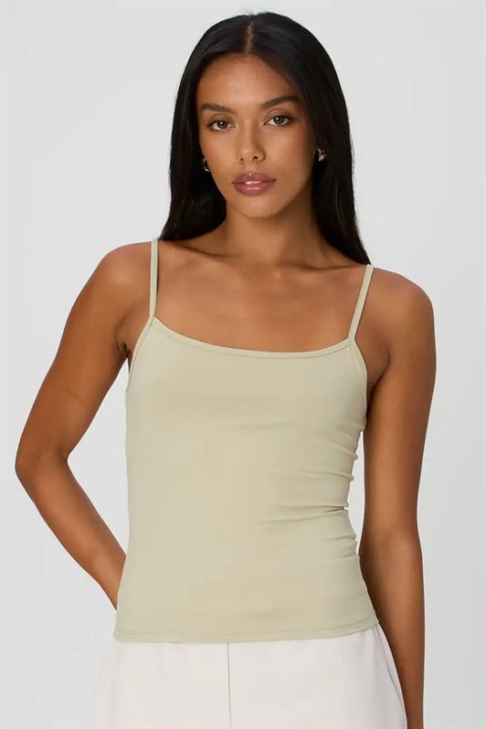 MDX Beige Strapped Basic Women's Tank Top MG2094 - Ciudad General Escobedo