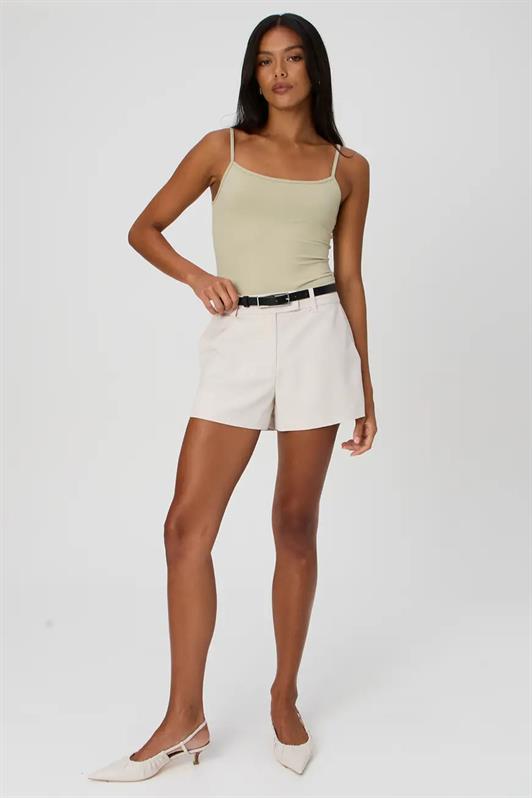 MDX Beige Strapped Basic Women's Tank Top MG2094 - Ciudad General Escobedo
