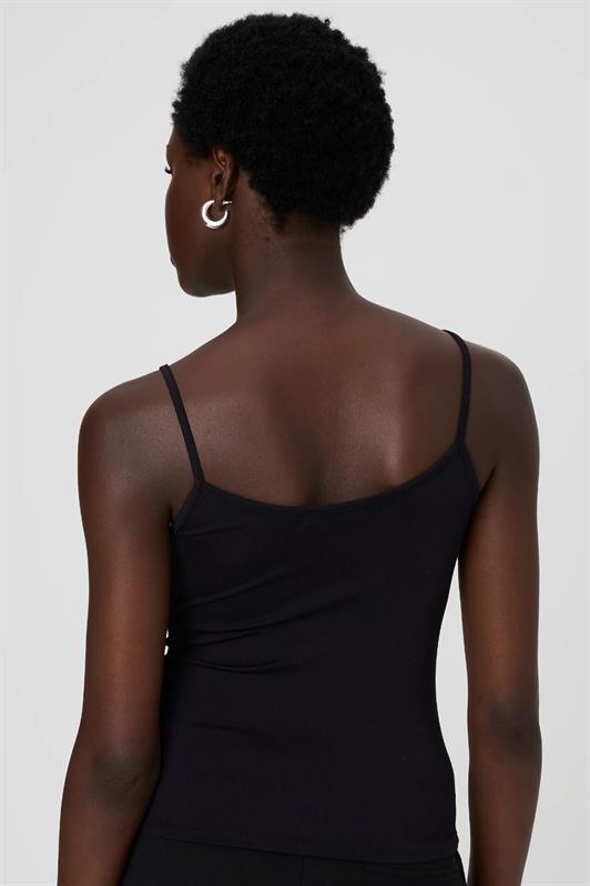 MDX Black Strappy Basic Women's Tank Top MG2094 - Dülmen