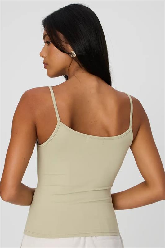 MDX Beige Strapped Basic Women's Tank Top MG2094 - Ciudad General Escobedo