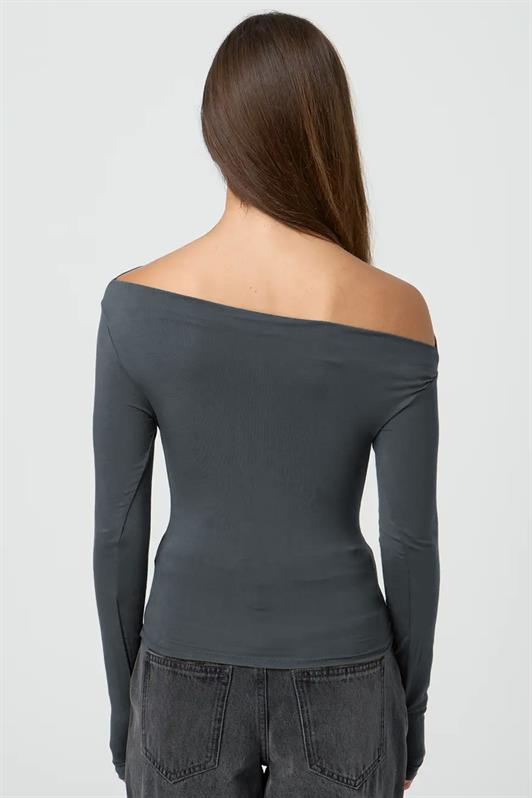 MDX Smoke Boat Neck Ruffled Women's Blouse MG2050 - Zacualtipán