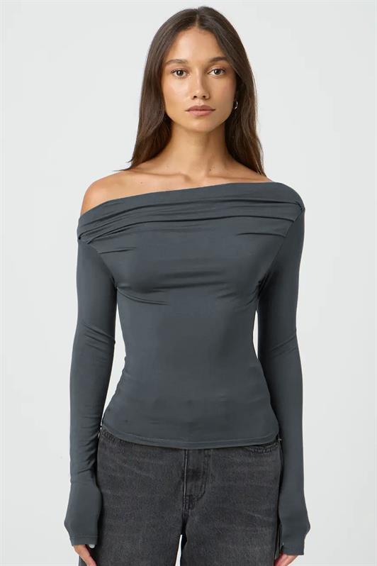 MDX Smoke Boat Neck Ruffled Women's Blouse MG2050 - Zacualtipán