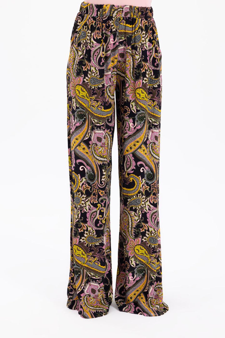 BSL Women Loose Fit Printed Pants - Nuremberg