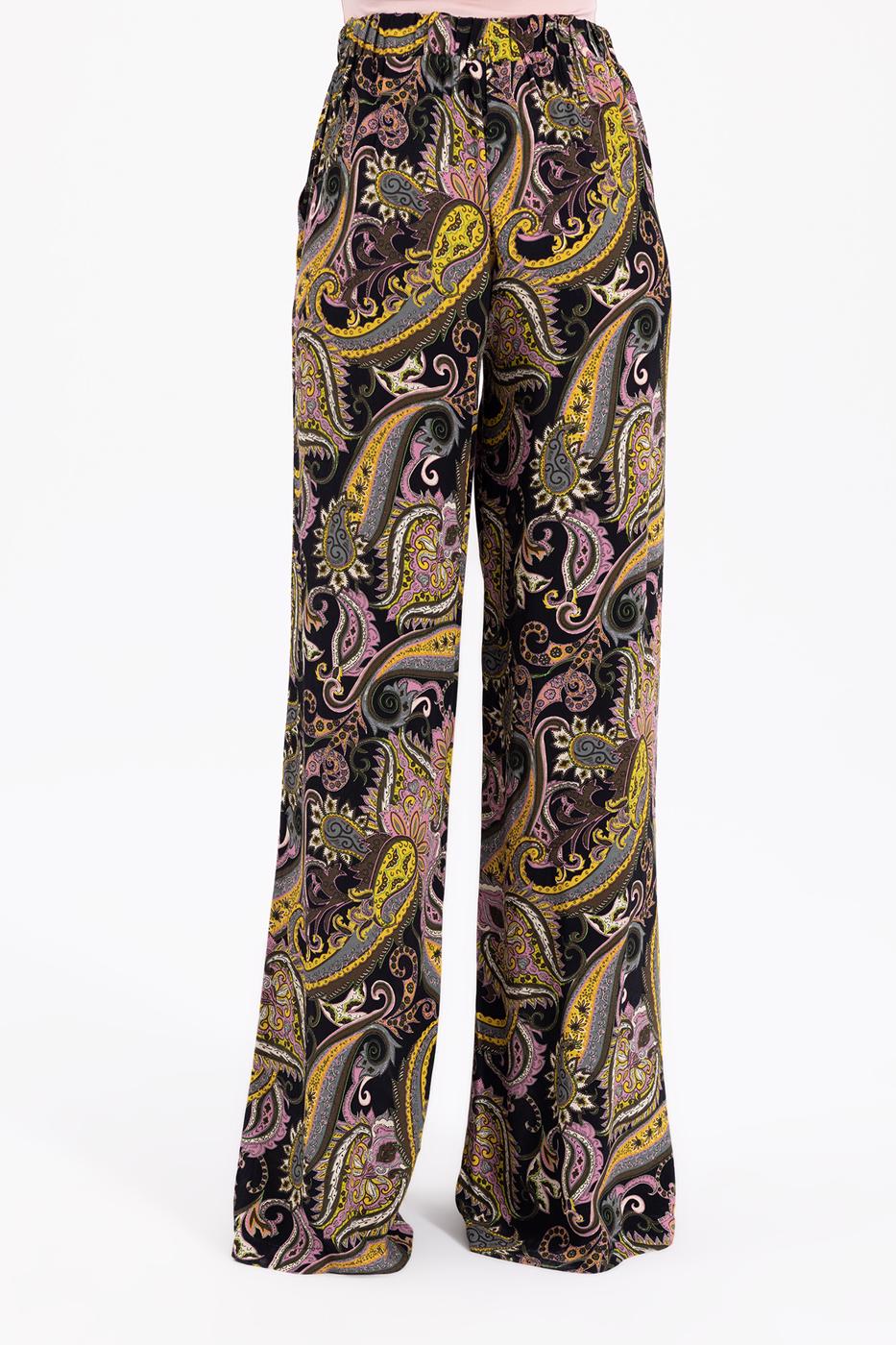BSL Women Loose Fit Printed Pants - Nuremberg