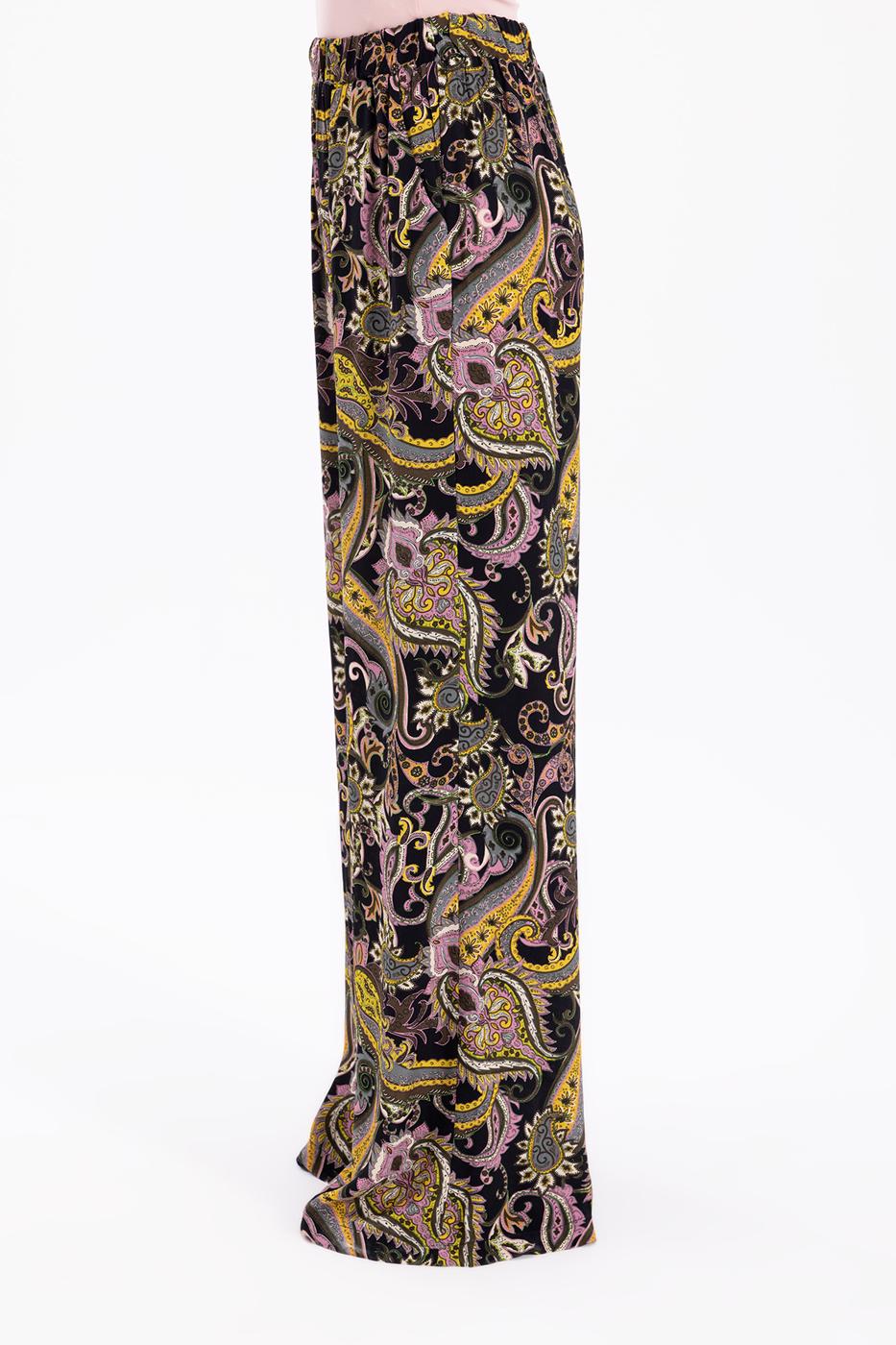 BSL Women Loose Fit Printed Pants - Nuremberg