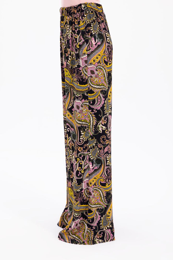 BSL Women Loose Fit Printed Pants - Nuremberg