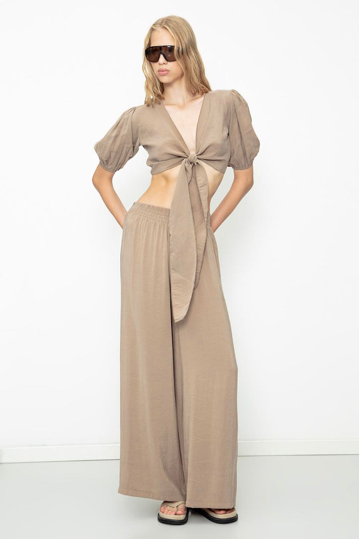 BSL Women Wide Leg Oversize Trousers - San Francisco