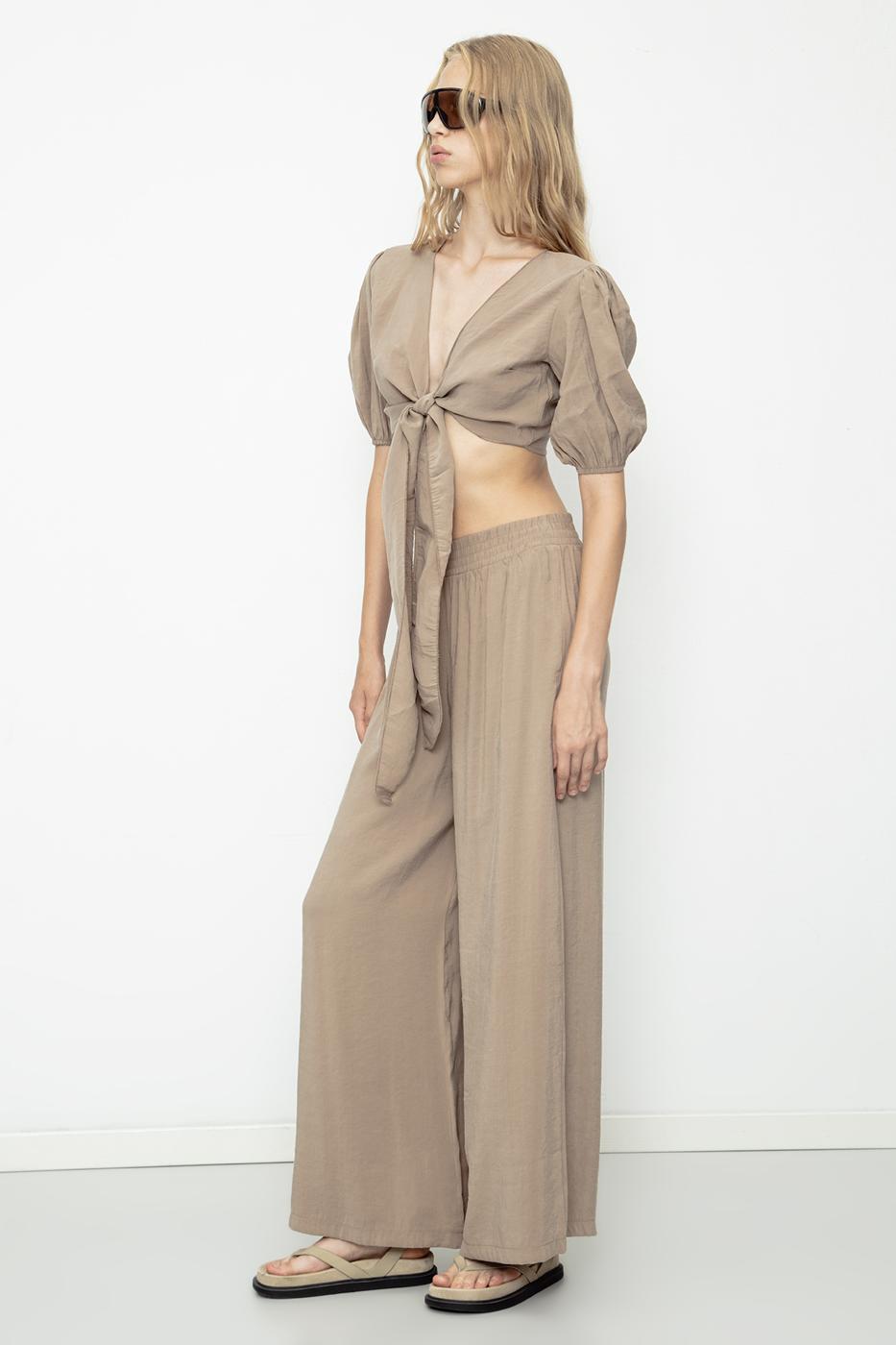 BSL Women Wide Leg Oversize Trousers - San Francisco