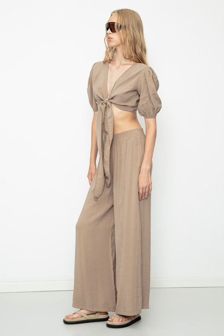 BSL Women Wide Leg Oversize Trousers - San Francisco