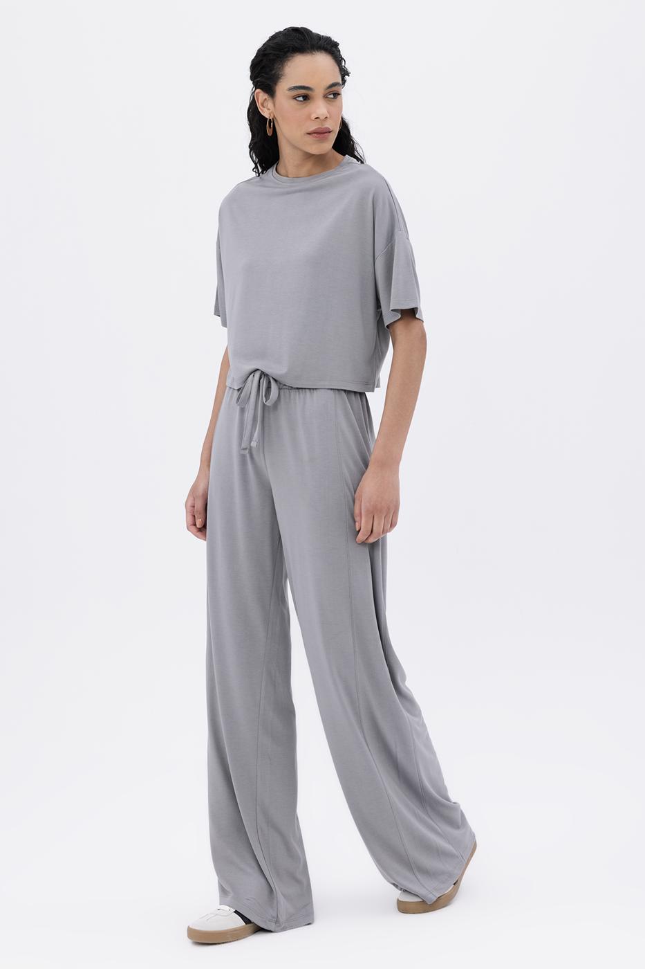 BSL Women Wide Leg Trousers - Ravensburg