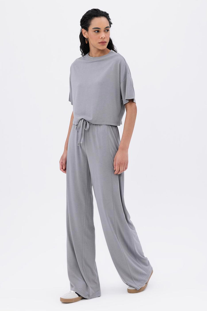 BSL Women Wide Leg Trousers - Ravensburg