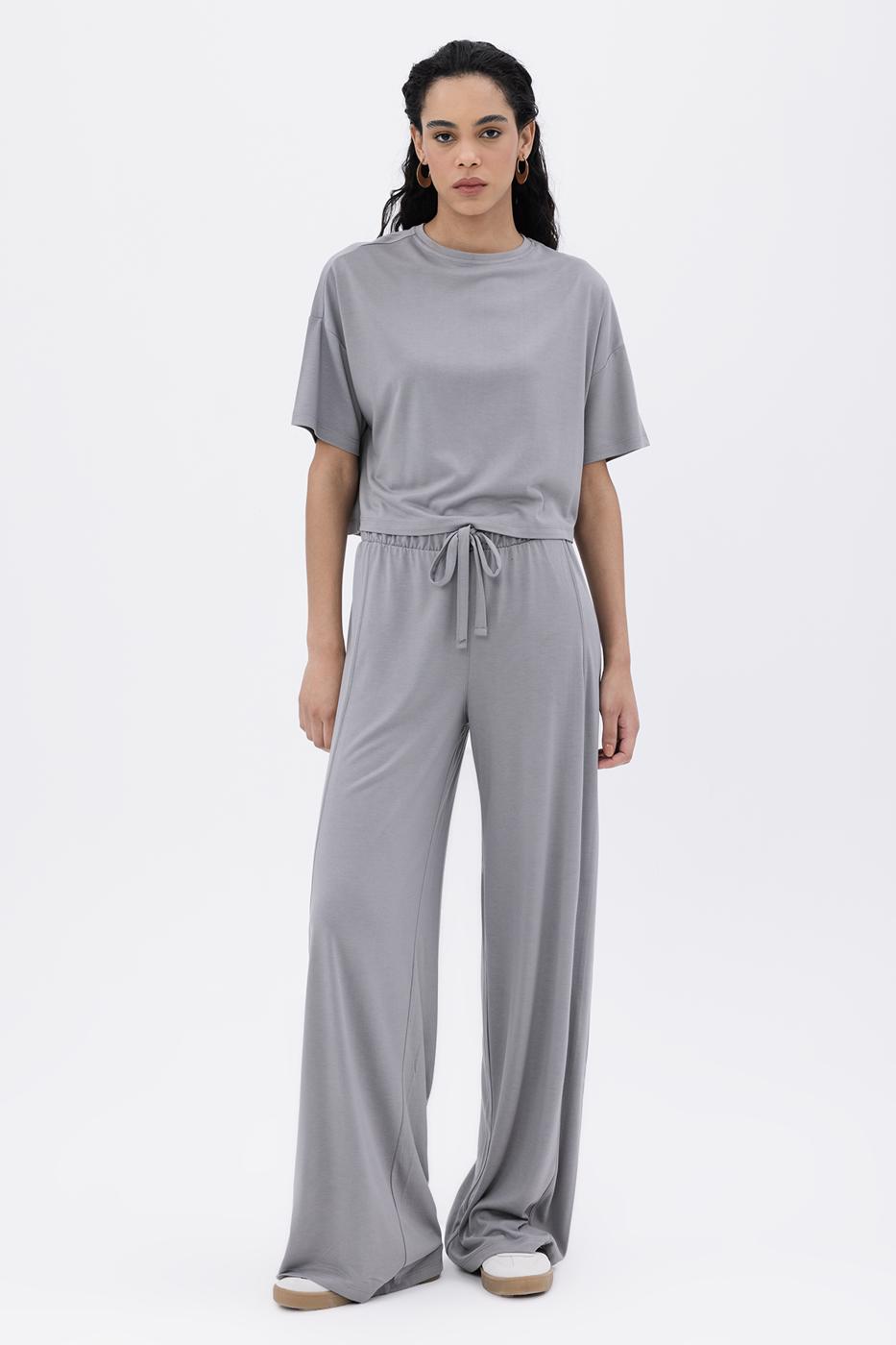 BSL Women Wide Leg Trousers - Ravensburg