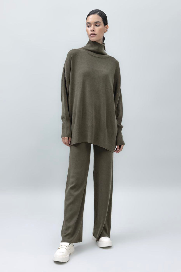 BSL Women Wide Leg Knit Pants - Innsbruck