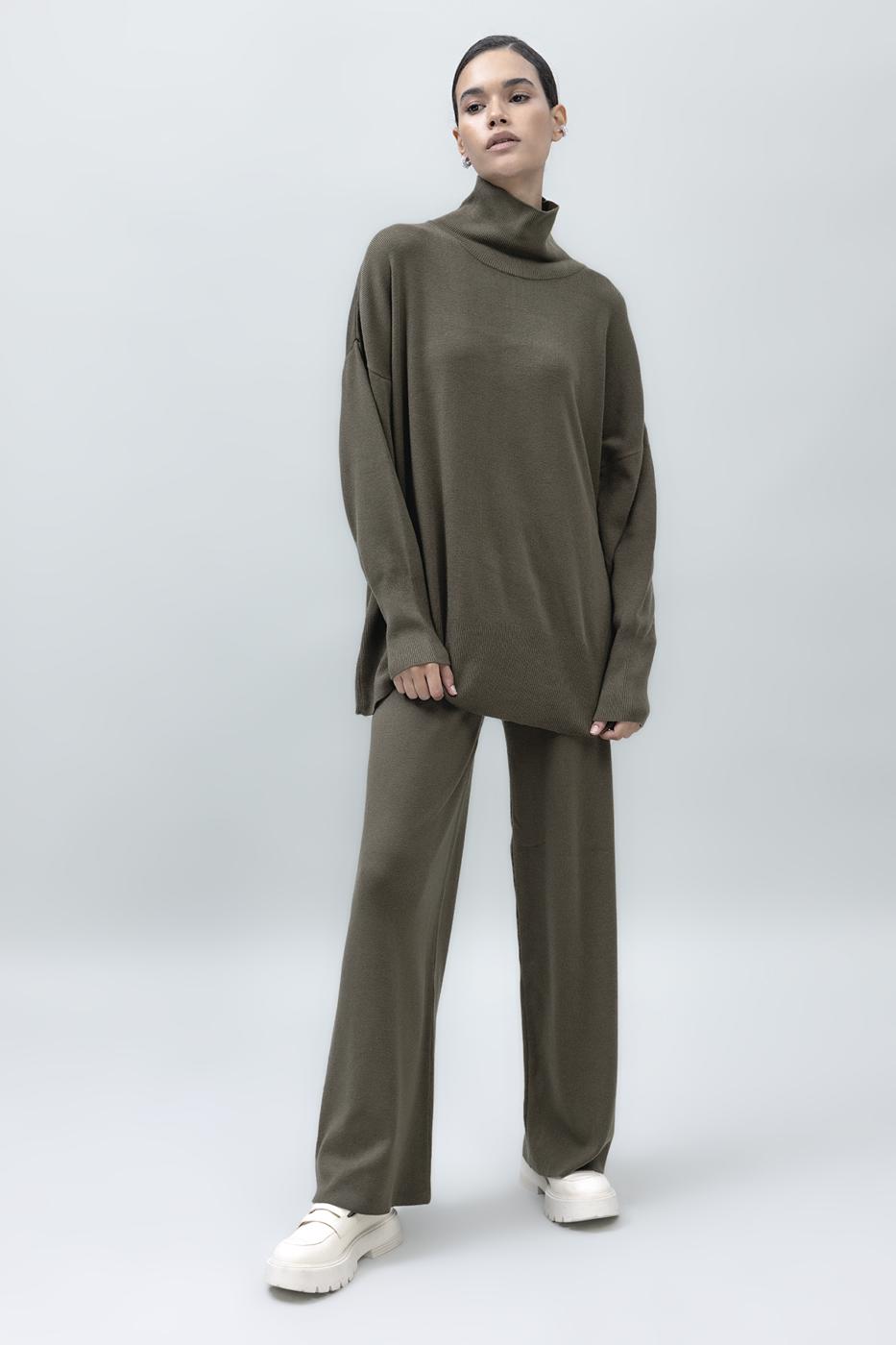 BSL Women Wide Leg Knit Pants - Innsbruck