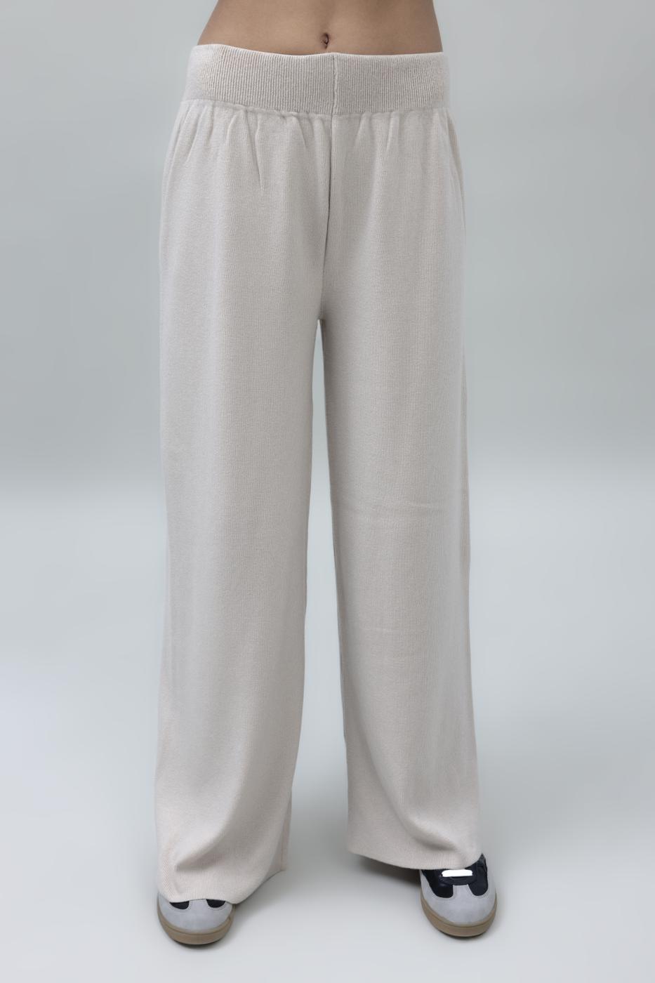 BSL Women Wide Leg Knit Pants - Coeur dAlene