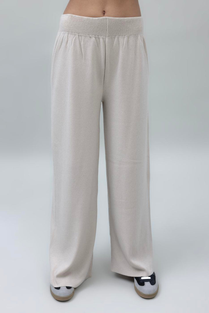 BSL Women Wide Leg Knit Pants - Coeur dAlene