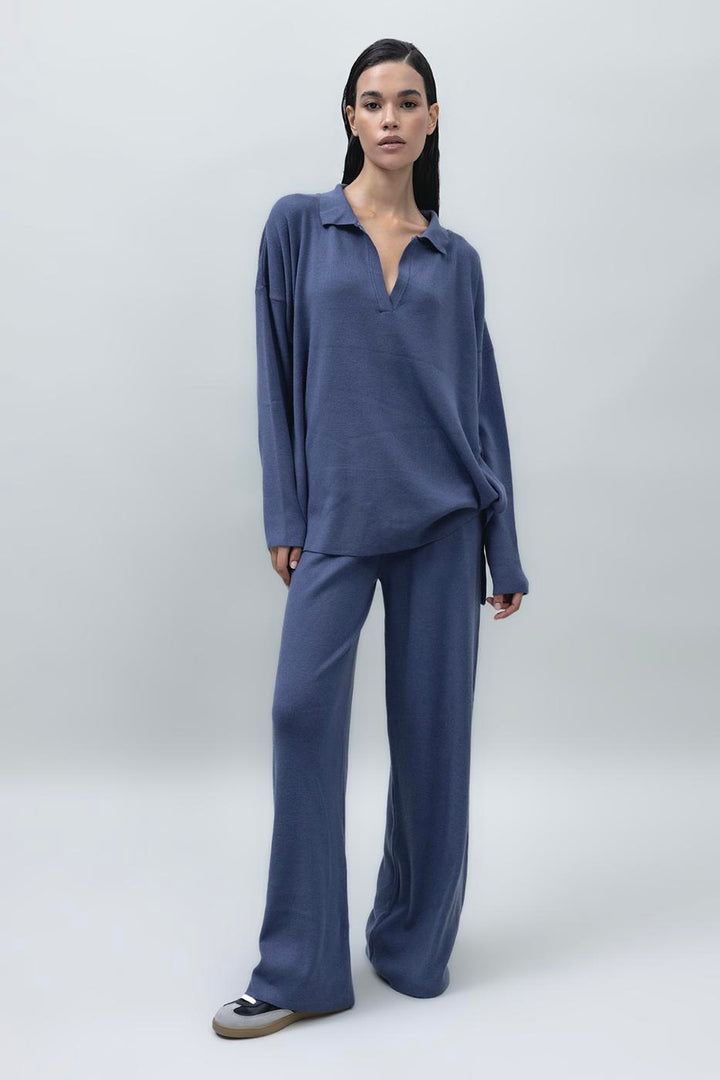 BSL Women Wide Leg Knit Pants - Doral