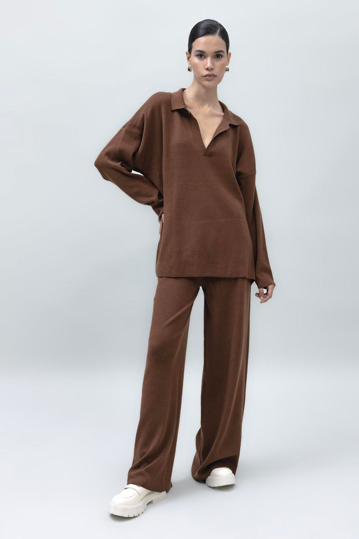 BSL Women Wide Leg Knit Pants - Fullerton
