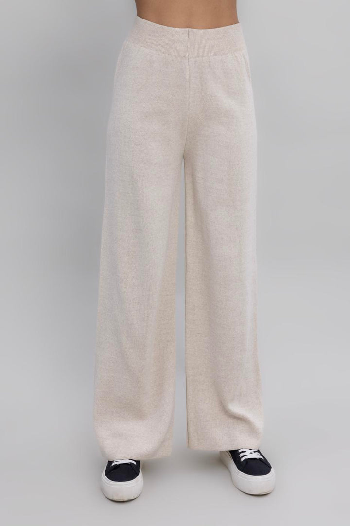 BSL Women Wide Leg Knit Pants - Finchley
