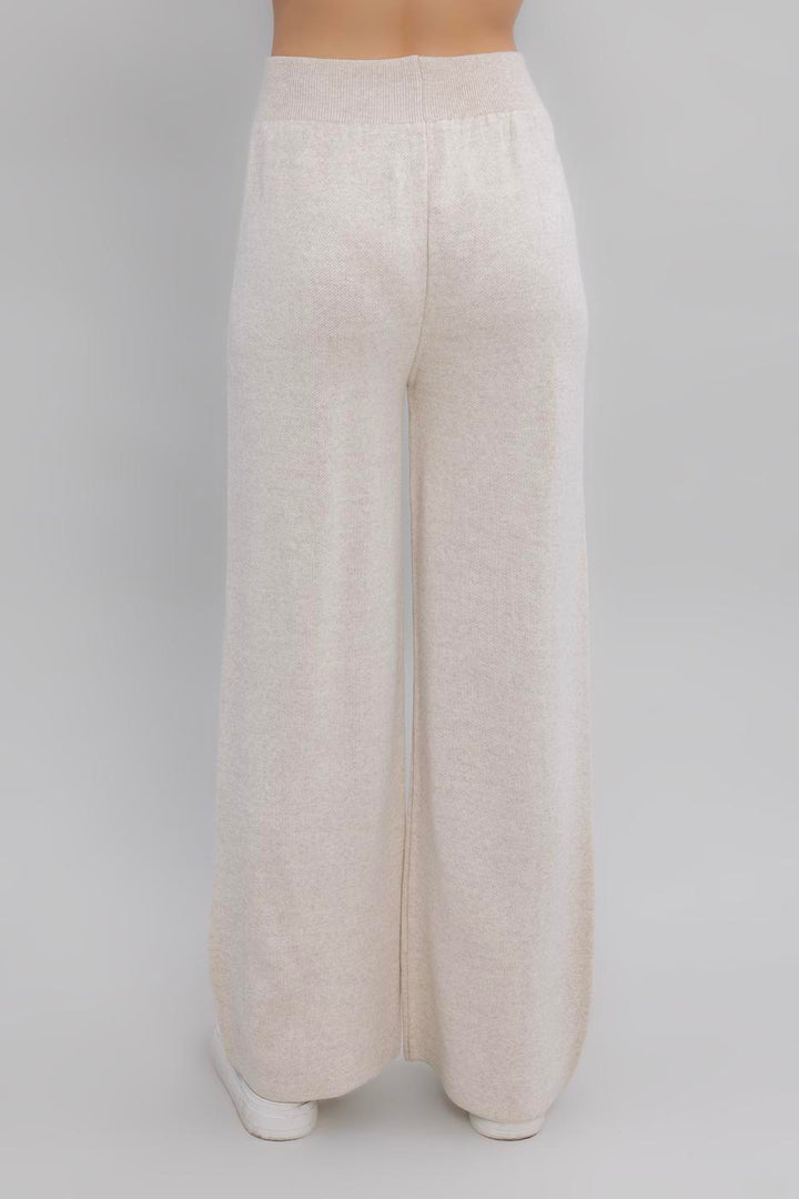 BSL Women Wide Leg Knit Pants - Finchley