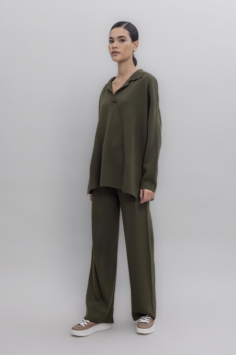 BSL Women Wide Leg Knit Pants - Marietta