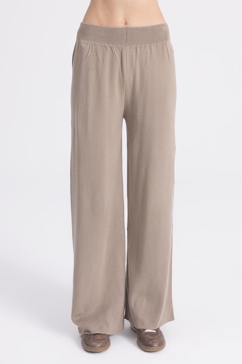 BSL Women Wide Leg Knitwear Trousers - Wilrijk