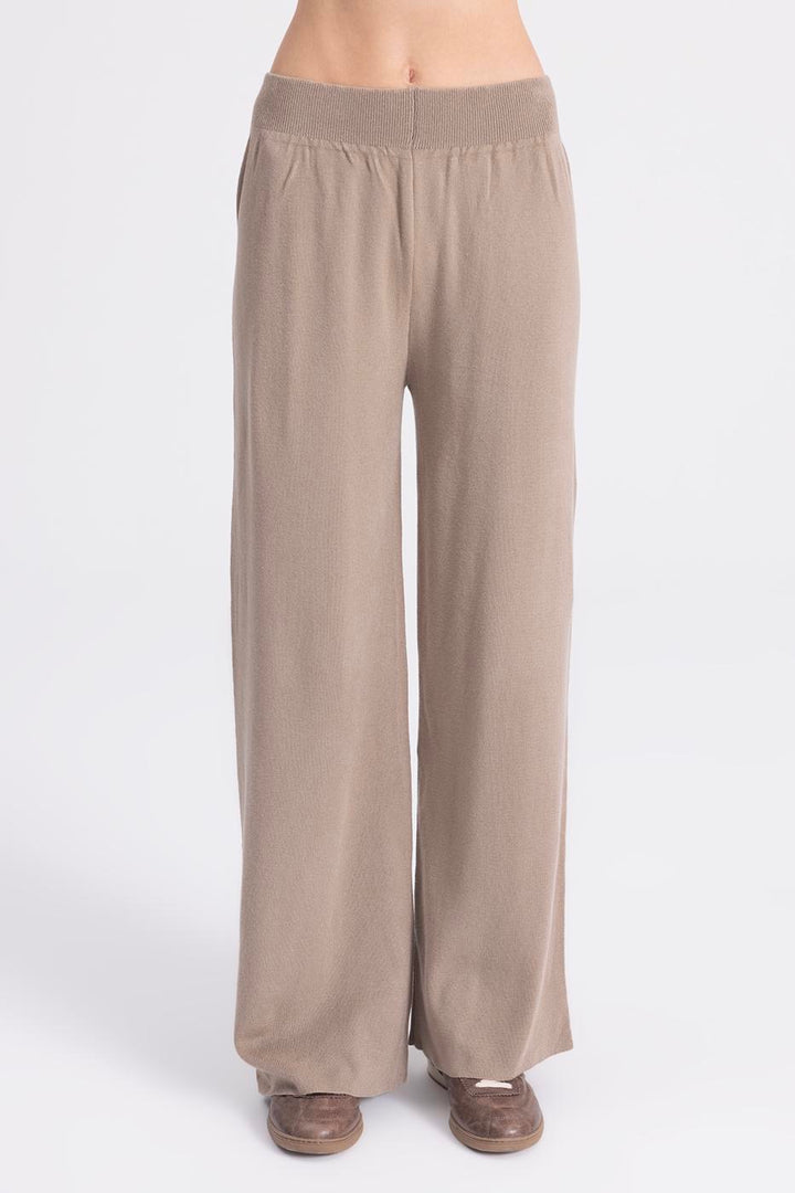 BSL Women Wide Leg Knitwear Trousers - Wilrijk