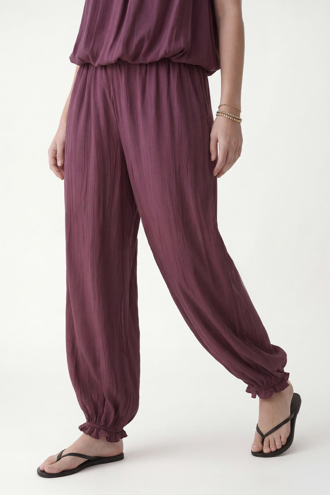 ANT Antioch Bordo 100% Lyocell Bluz Pantolon Takım - Mount Pleasant
