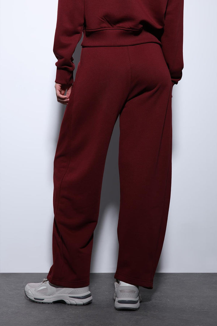 ANT Antioch Bordeaux Basic Straight Leg Women's Sweatpants - Hoorn