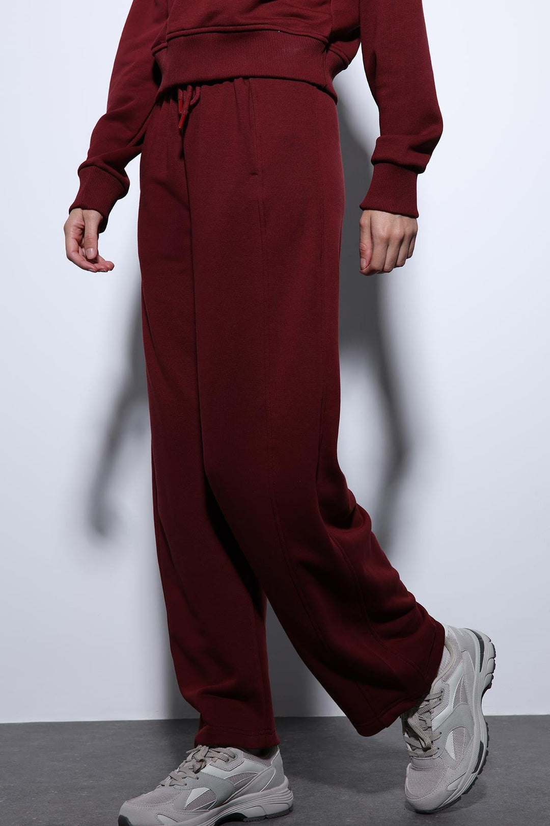 ANT Antioch Bordeaux Basic Straight Leg Women's Sweatpants - Hoorn