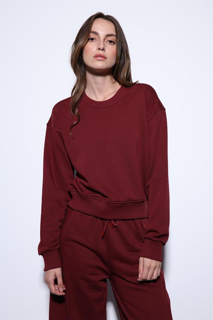 ANT Antioch Bordo Basic Women's Sweatshirt - Ílion