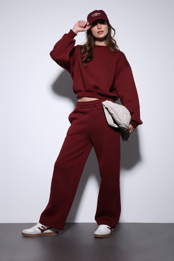 ANT Antioch Bordeaux Basic Women's Sweatshirt - Hemet