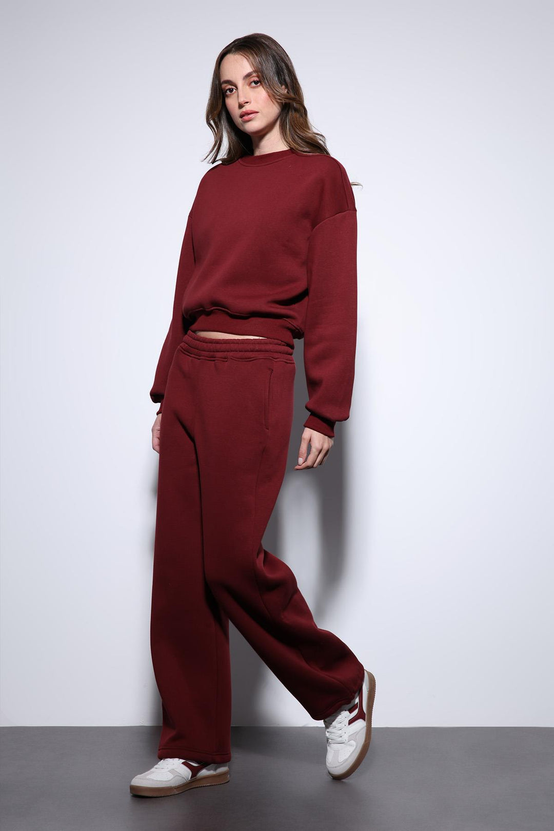 ANT Antioch Bordeaux Basic Women's Sweatshirt - Hemet