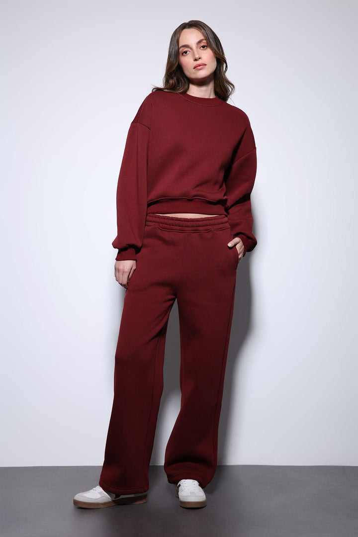ANT Antioch Bordeaux Basic Women's Sweatshirt - Hemet