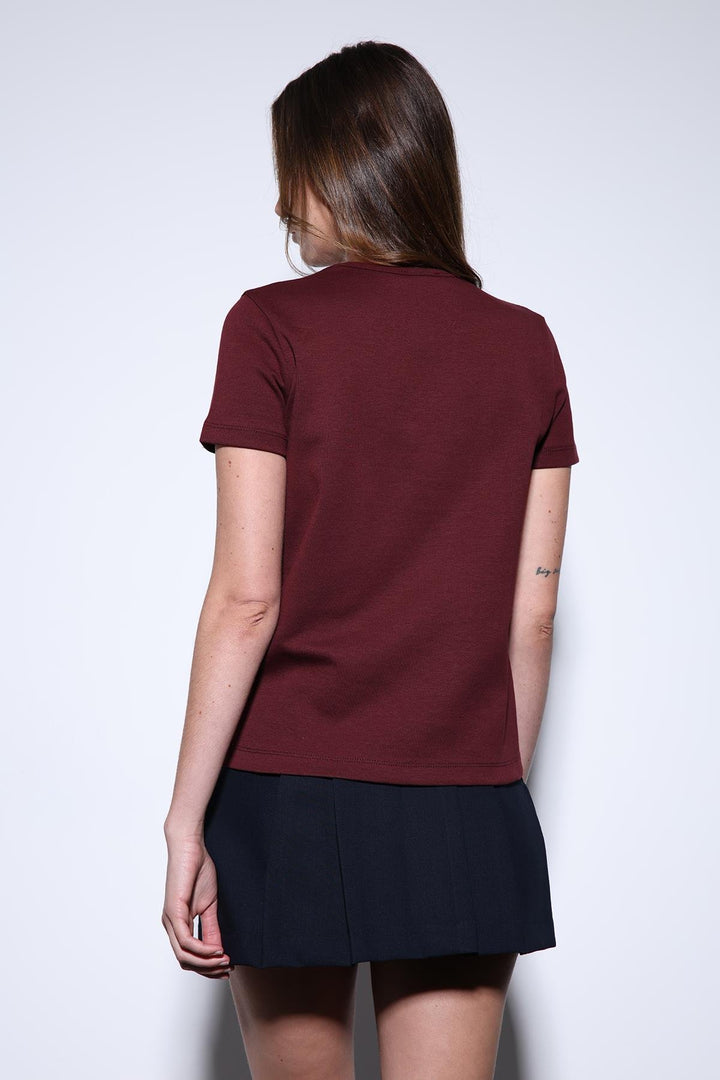 ANT Antioch Bordeaux Basic Women's T-Shirt - Monopoli