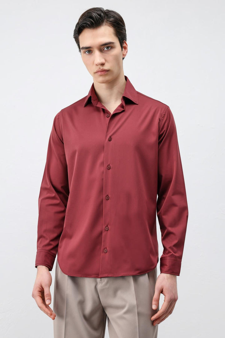 ANT Antioch Bordo Comfort Slim Erkek Gömlek - Torrance