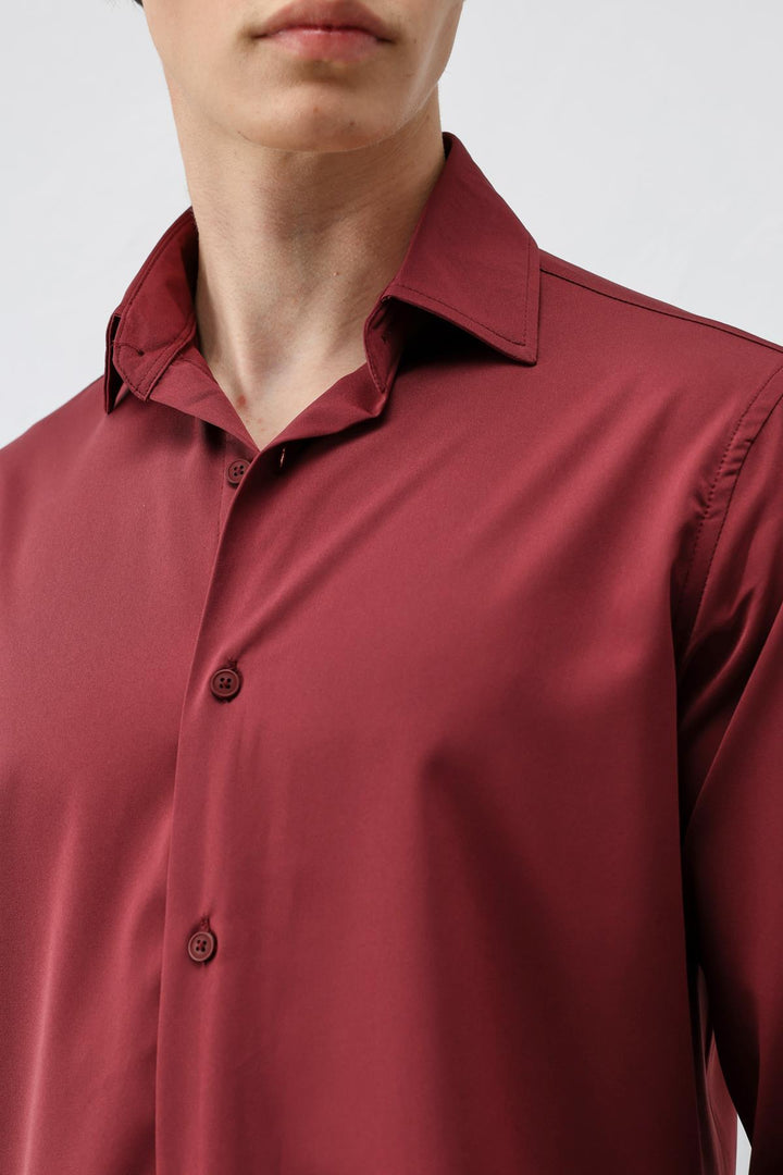 ANT Antioch Bordo Comfort Slim Erkek Gömlek - Torrance